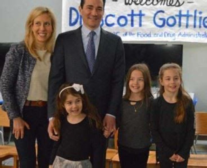 Allyson Nemeroff's husband, Dr. Scott Gottlieb, during one of his meetings. 