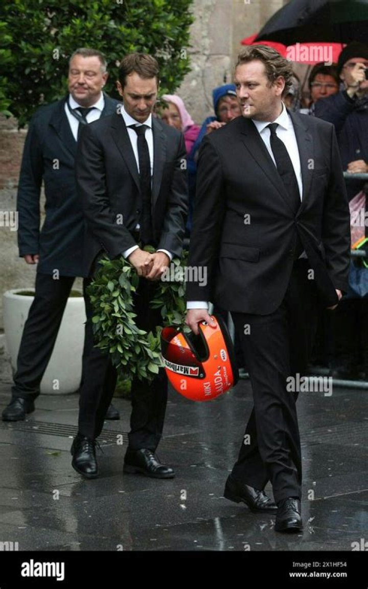 Lukas Lauda attending a ceremony