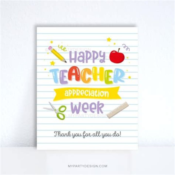 Scissors for Teacher Appreciation